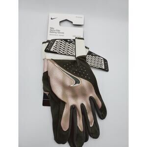Mens Size XXL Nike Alpha Elite Baseball Batting Gloves Olive Pink HJ0959 203
